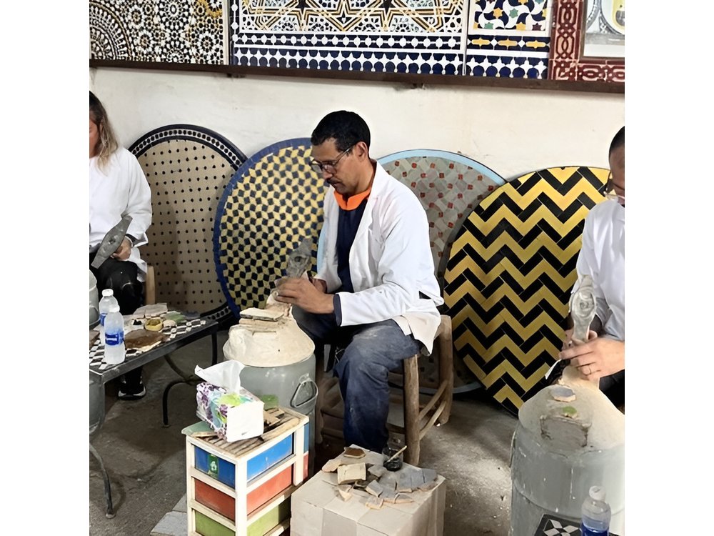 Mosaic workshop in Marrakech
