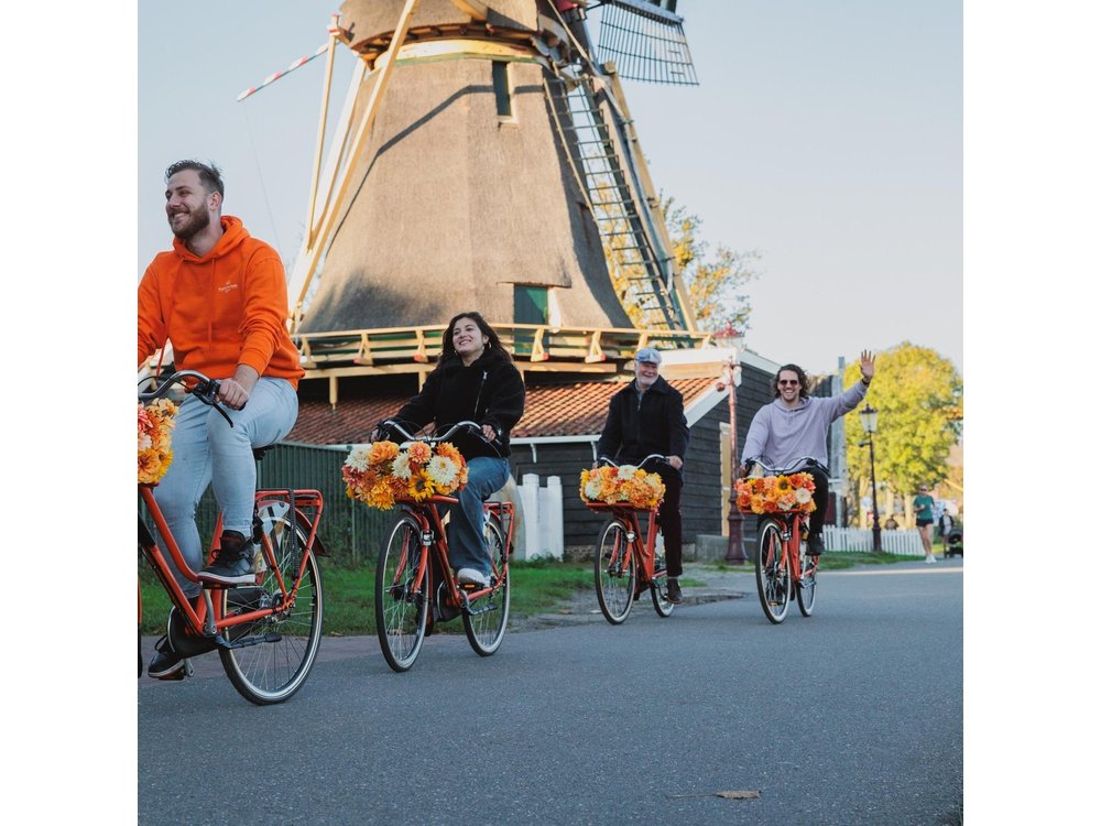 Amsterdam Cheese, Windmill & Countryside Bike Tour /E-bike Option