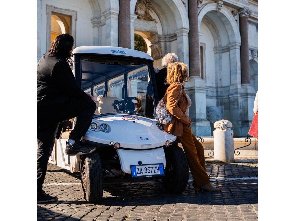 Food Tour of Rome in Golf Cart
