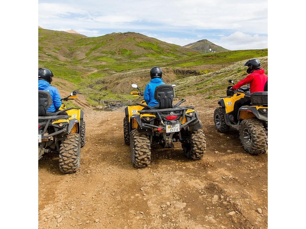 Reykjavik ATV Quad Bike Tour & Sky Lagoon Spa Combo