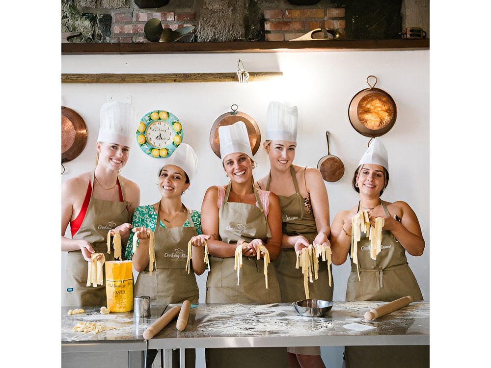 Shared Cooking Class with Fresh Garden Ingredients in Sorrento