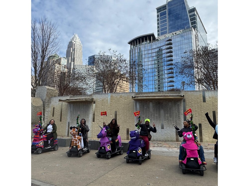 Skyline and Streets: A Whimsical Rydables Ride Through Charlotte