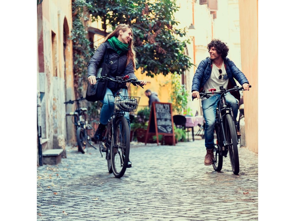 Electric Bike Tour of City Centre with Gelato Highlights of Rome