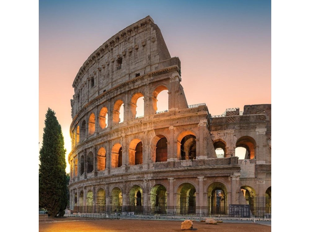 Rome at Sunset: Colosseum & Trevi Fountain Group Tour