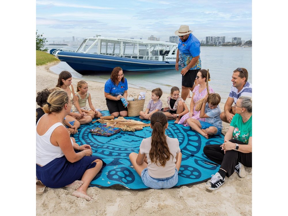 Gold Coast and Wavebreak Island Cultural Small Group Cruise
