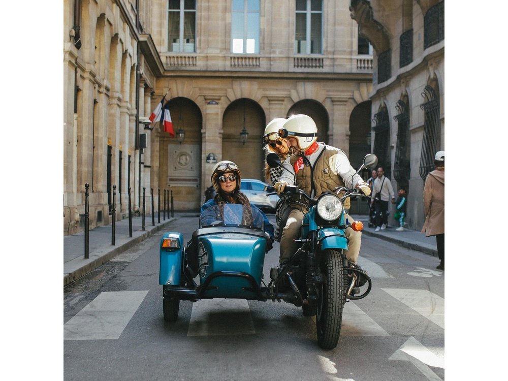 Paris Private Flexible Duration Guided Tour on a Vintage Sidecar