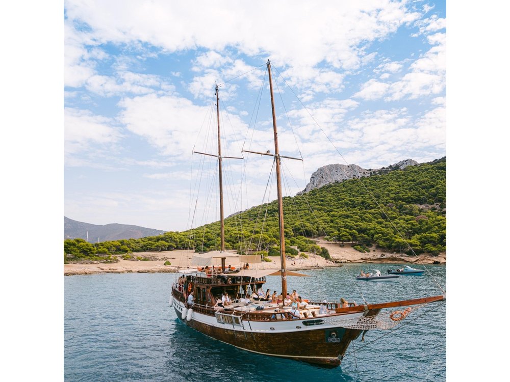 Athens: All Day Cruise to Agistri Moni Aegina with Lunch & Drinks