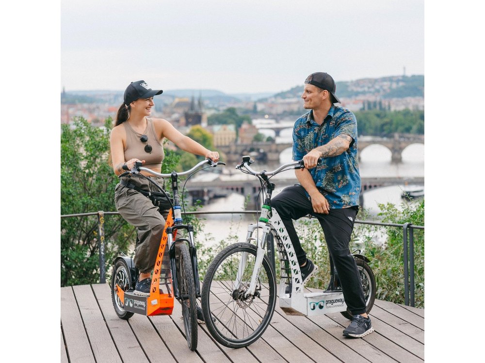 Prague E-Scooter Grand City Tour PRIVATE with PragueWay