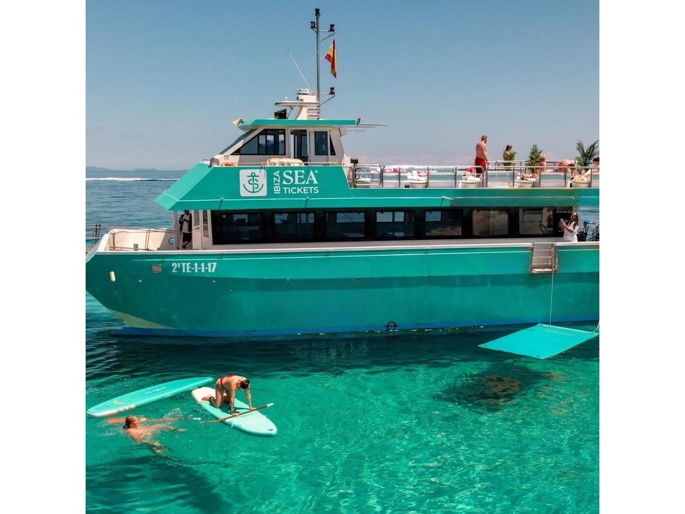 Formentera Catamaran Trip with Water Sports, Paella & Open bar
