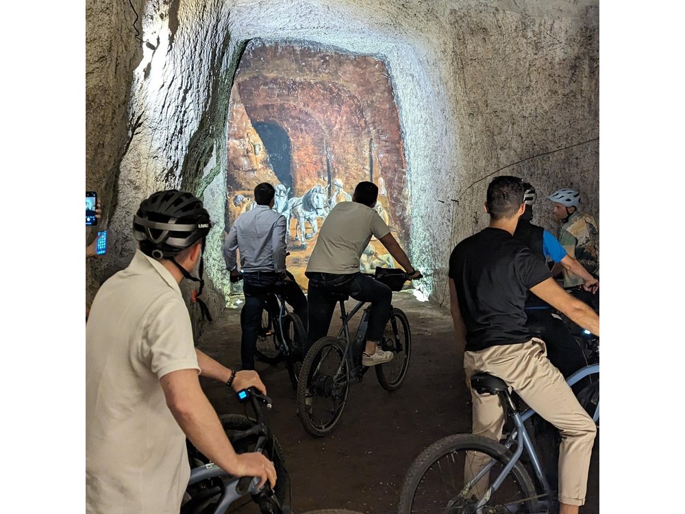 Rome: Appia Antica E-Bike tour with Rome's Underground Labyrinth