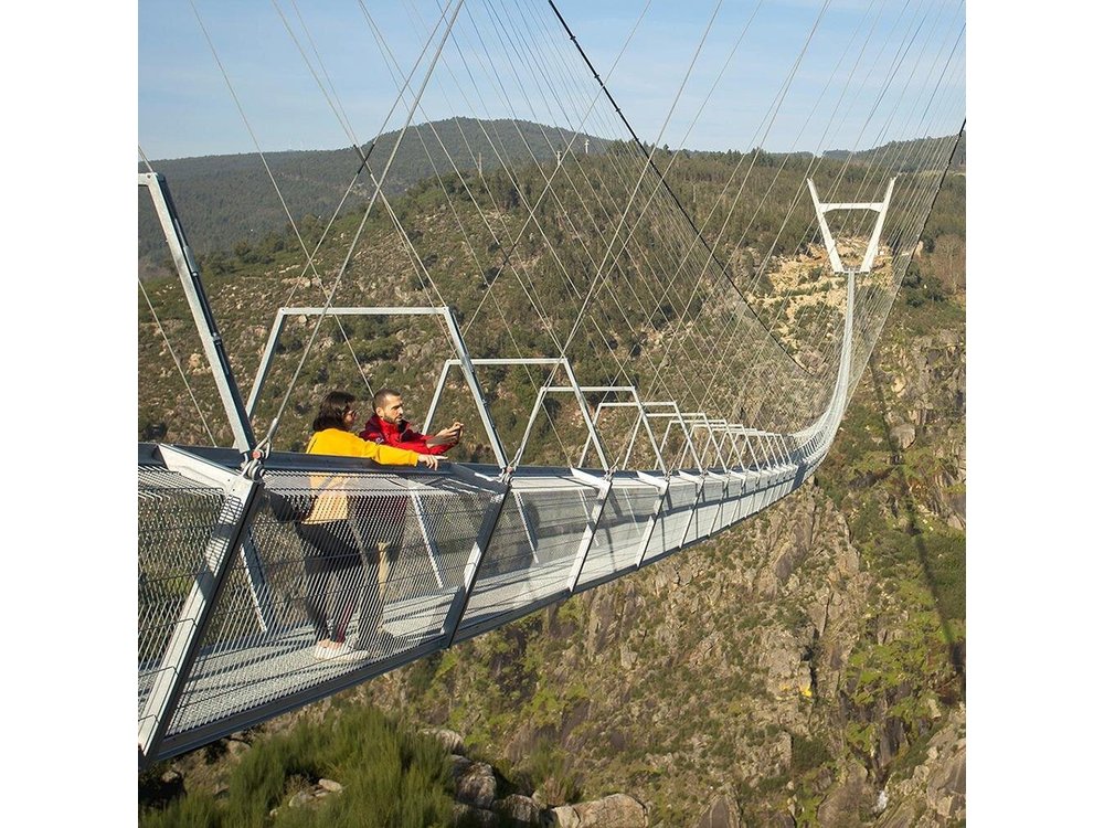 From Porto Suspension Bridge 516 Arouca and Passadiços do Paiva