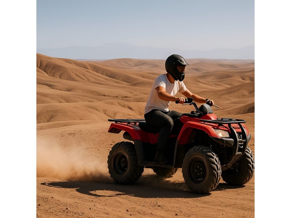 Marrakech : Agafay desert ; Quad Biking, Camel Ride and Dinner