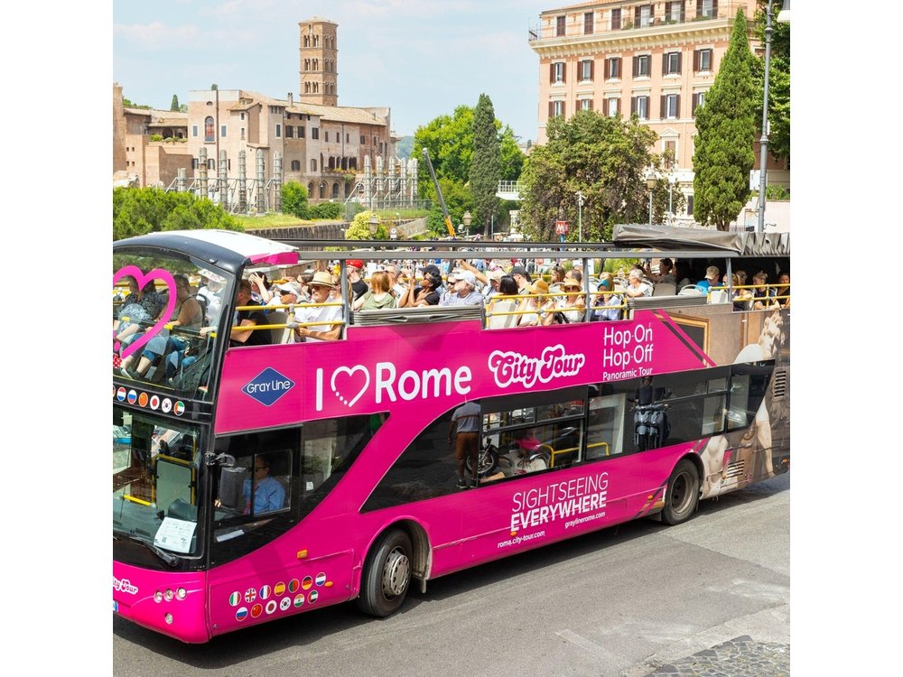 Official Rome Hop-on Hop-off Sightseeing Bus Tour