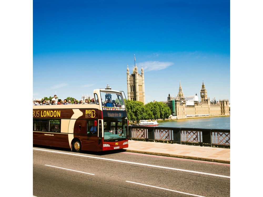 London Big Bus Hop-On Hop-Off Tour with Optional River Cruise