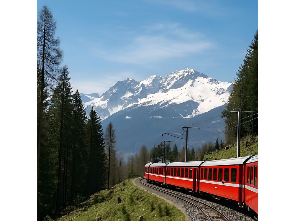 Premium Glacier Express Route Private Tour from Zurich