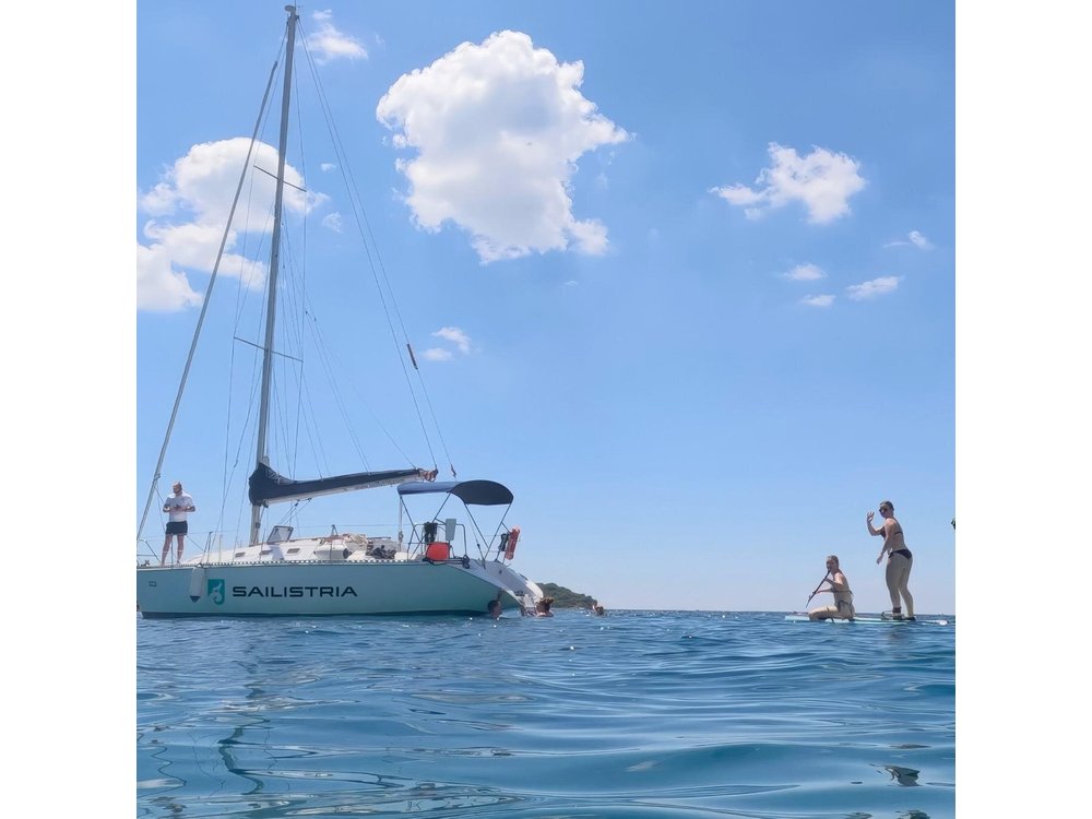 Pula: Half-Day Sailing with Drinks, SUP & GoPro (Max 7 Guests)