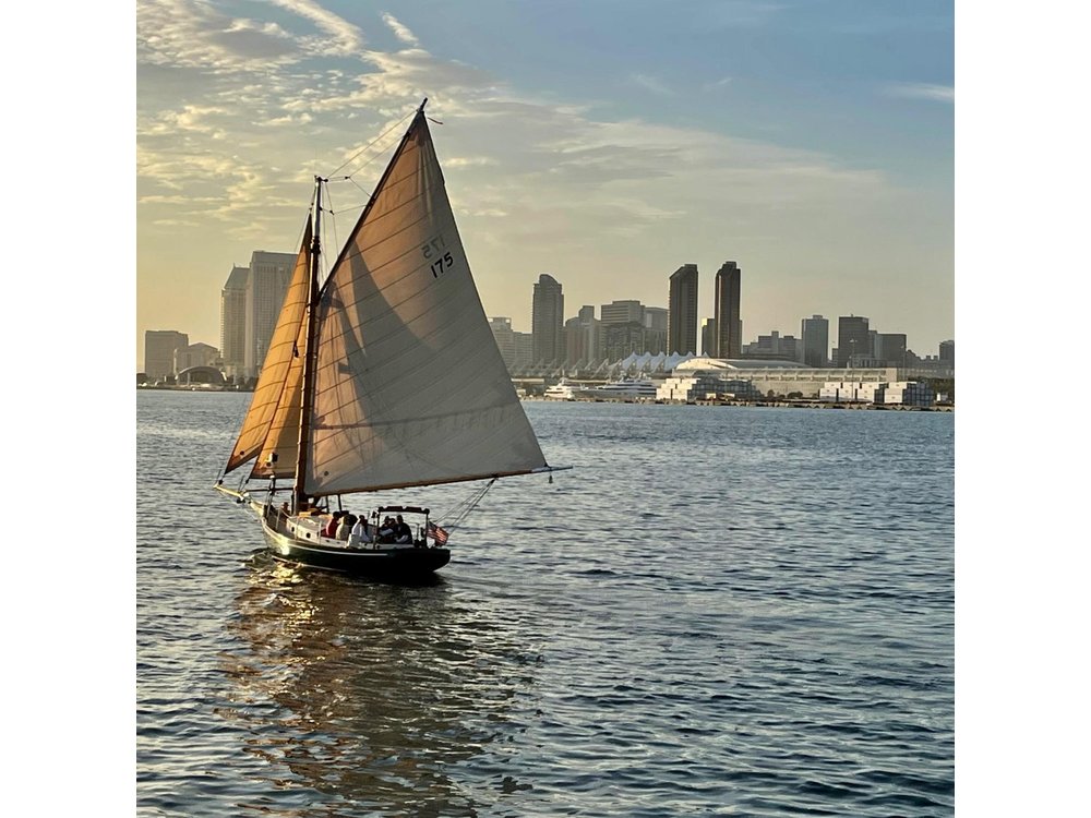 San Diego Sailing Sunset and Afternoon Classic Yacht