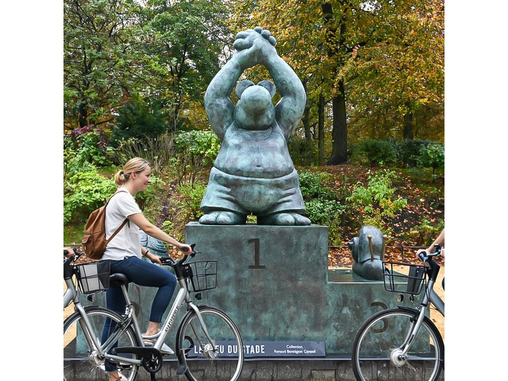 Brussels Private Bike Tour Highlights, Parks and Drinks