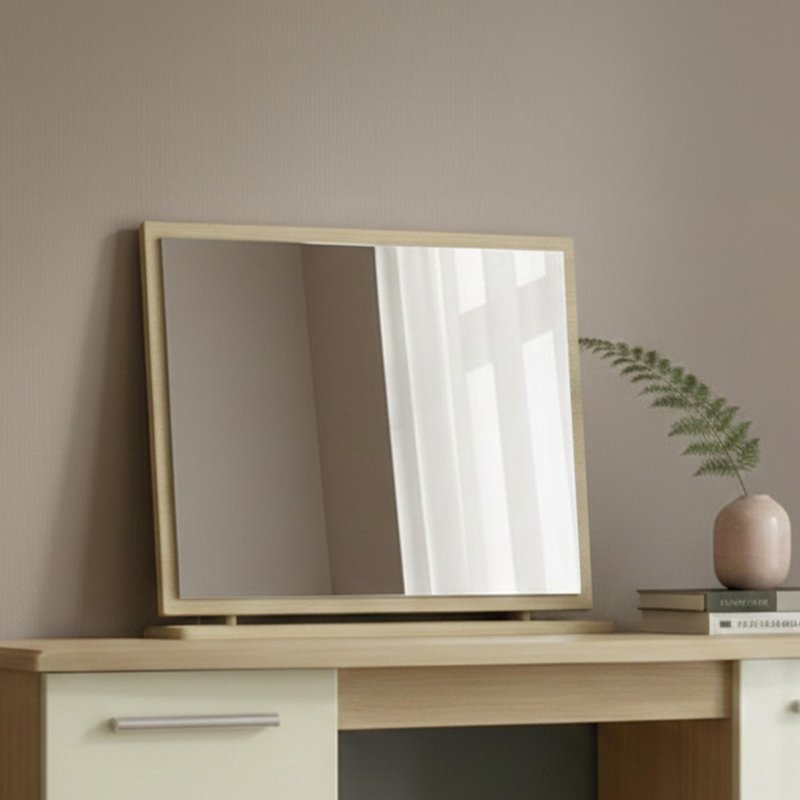 Photo 1 of Knightsbridge dressing mirror - large - light oak Photo 1 of Knightsbridge dressing mirror - large - light oak