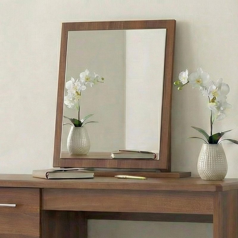 Photo 1 of Sherwood small dressing mirror - walnut Photo 1 of Sherwood small dressing mirror - walnut