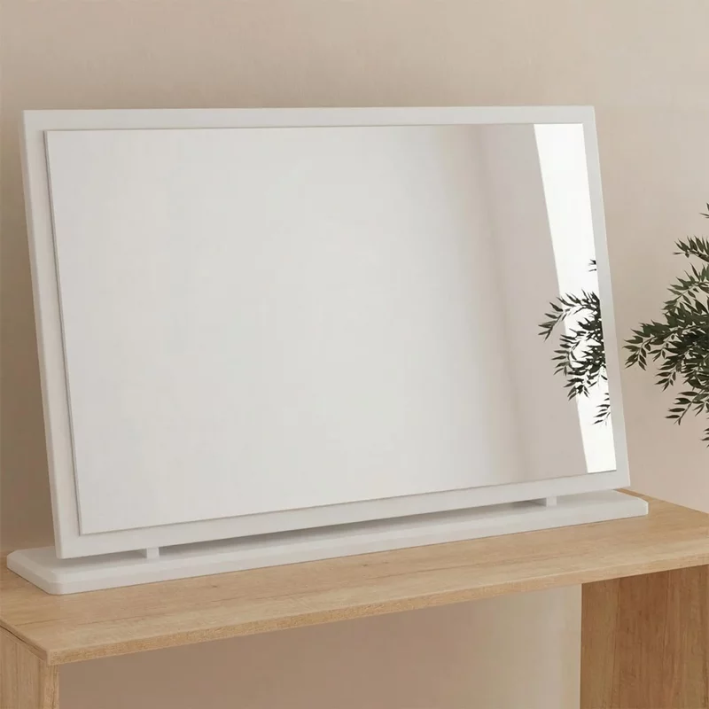 Photo 1 of Camden dressing mirror - large - white gloss Photo 1 of Camden dressing mirror - large - white gloss