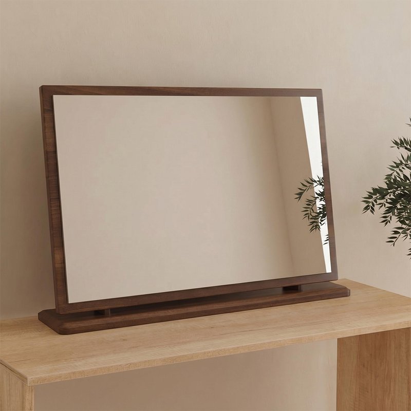 Photo 1 of Avon dressing mirror - large - walnut Photo 1 of Avon dressing mirror - large - walnut