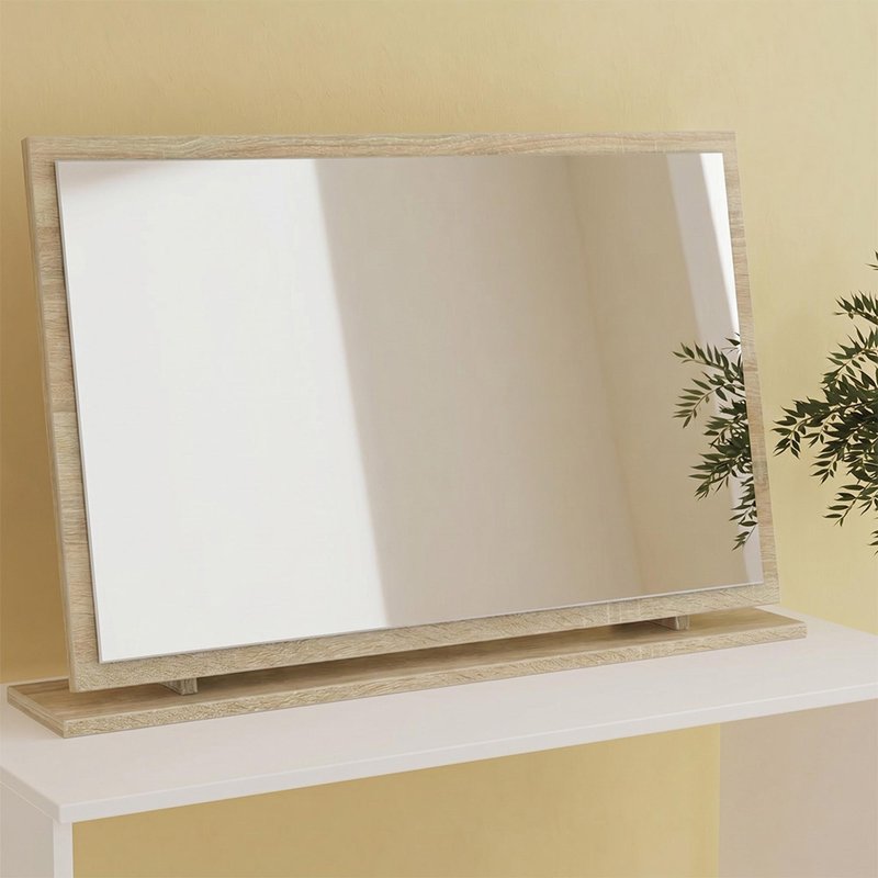Photo 1 of Monaco dressing mirror - large - light oak Photo 1 of Monaco dressing mirror - large - light oak