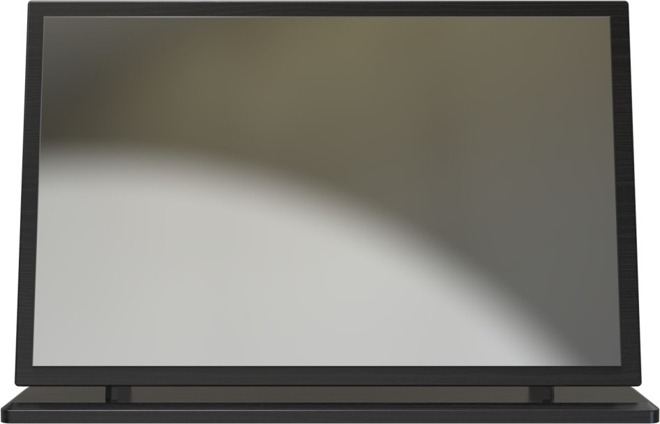 Photo 1 of Black ash dressing mirror - large Photo 1 of Black ash dressing mirror - large