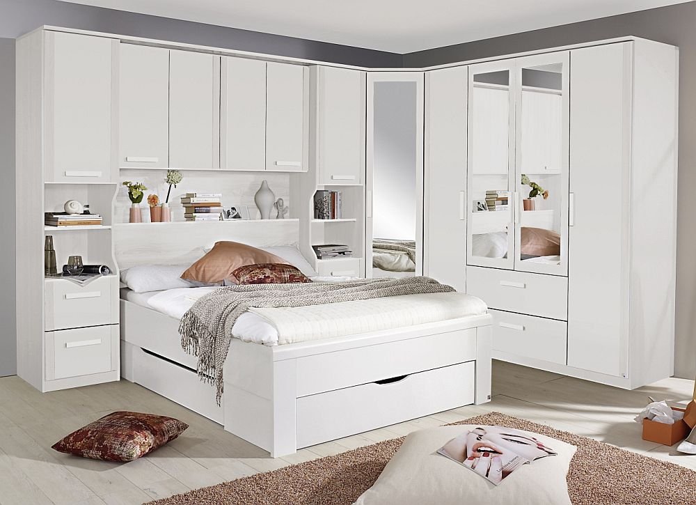 Photo 1 of Rivera bedroom set - white - 140cm storage bed Photo 1 of Rivera bedroom set - white - 140cm storage bed