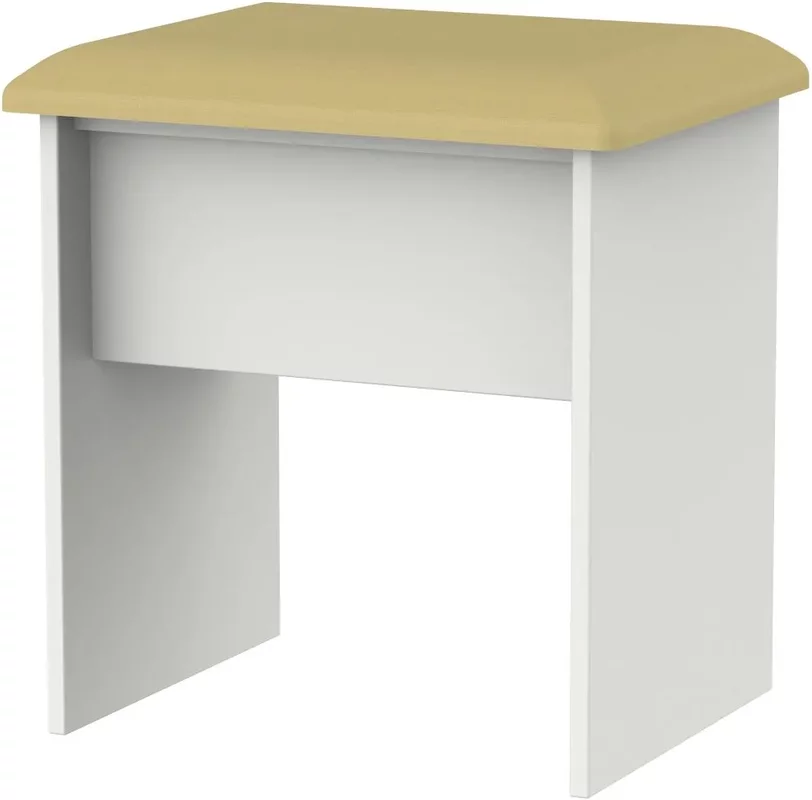 Photo 1 of Sherwood padded dressing stool - grey Photo 1 of Sherwood padded dressing stool - grey