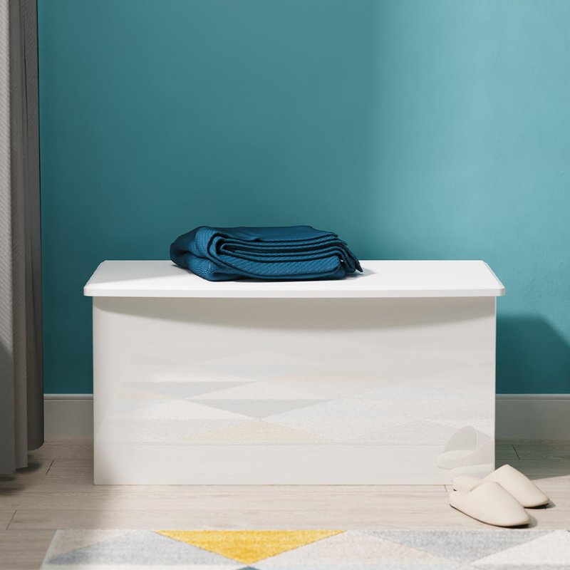 Photo 1 of Camden blanket box - white gloss Photo 1 of Camden blanket box - white gloss