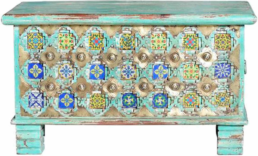 Photo 1 of Carinthia storage trunk - cladded - mango wood Photo 1 of Carinthia storage trunk - cladded - mango wood