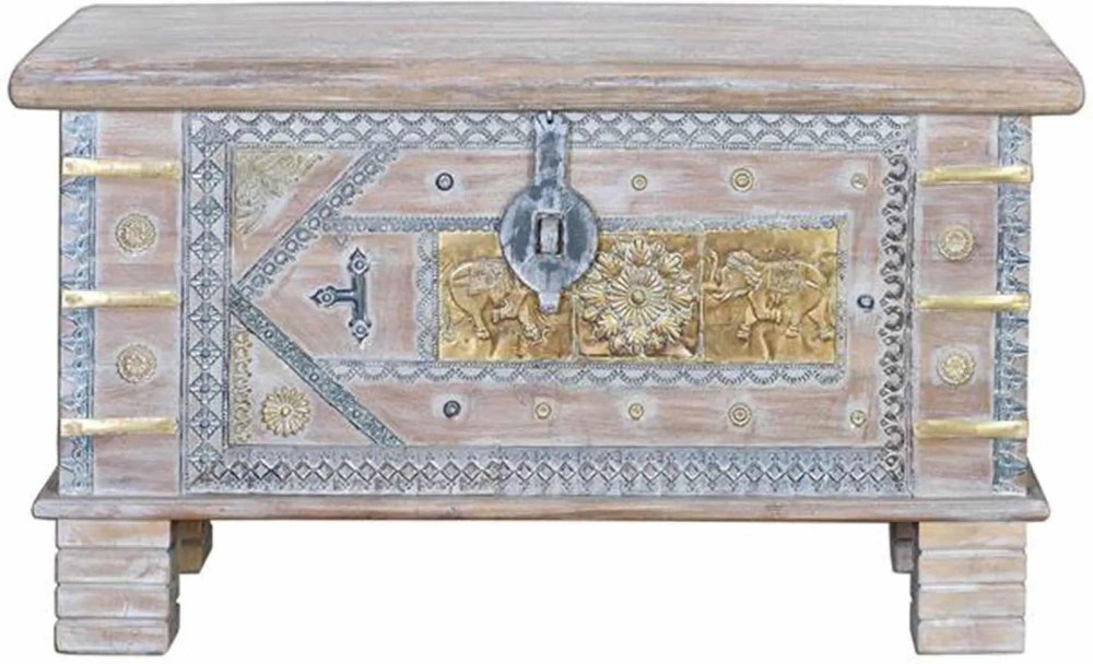 Photo 1 of Fornach storage trunk - small - mango wood Photo 1 of Fornach storage trunk - small - mango wood
