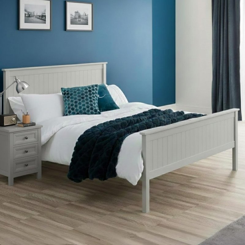 Photo 1 of Maine panel bed - grey - sizes available Photo 1 of Maine panel bed - grey - sizes available