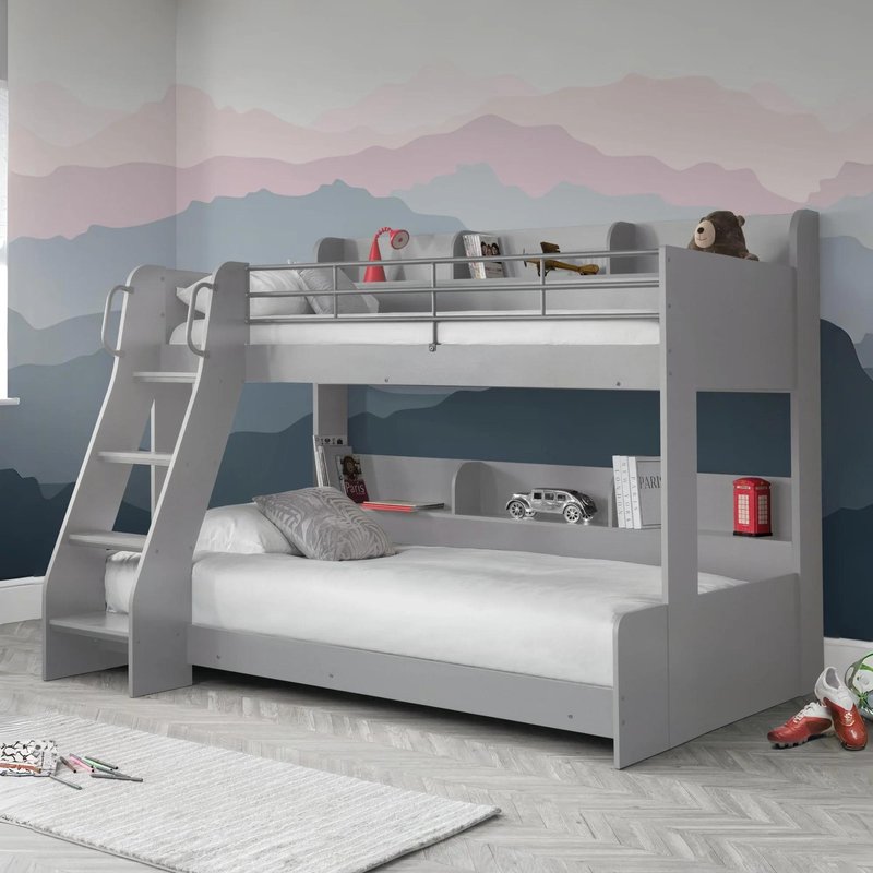 Photo 1 of Domino triple sleeper bed - grey Photo 1 of Domino triple sleeper bed - grey