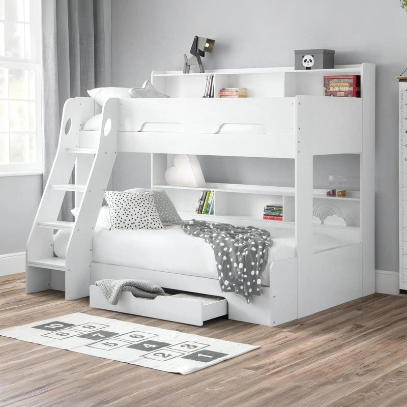 Photo 1 of Orion triple sleeper bed - white Photo 1 of Orion triple sleeper bed - white