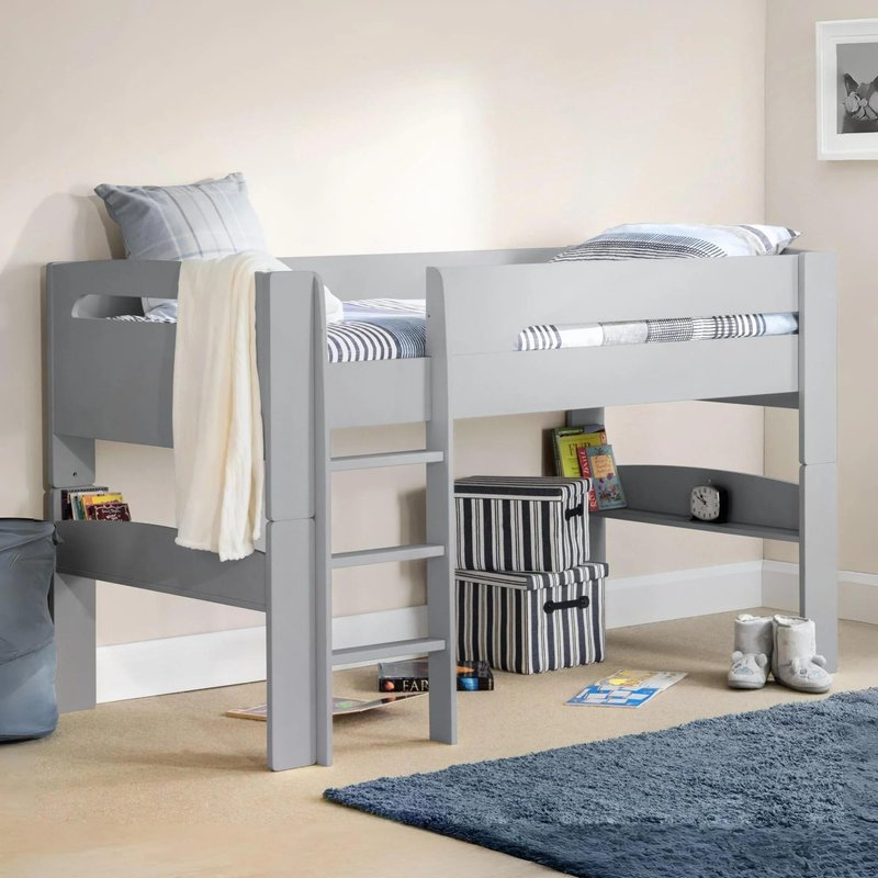 Photo 1 of Pluto midsleeper bed - grey Photo 1 of Pluto midsleeper bed - grey