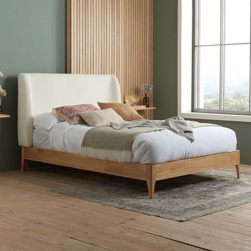 Photo 1 of Halfden bed - white - 5ft king size Photo 1 of Halfden bed - white - 5ft king size
