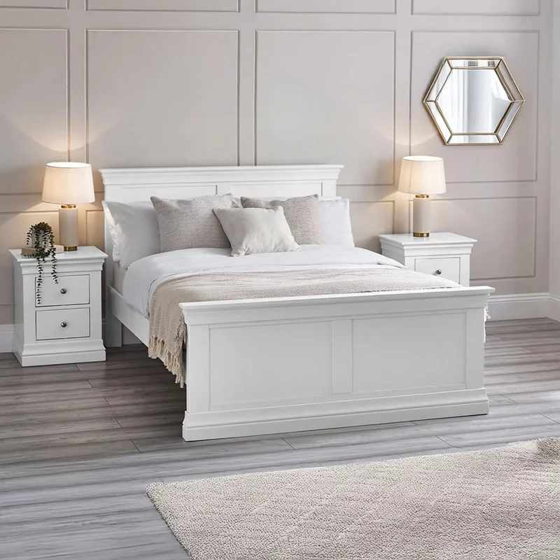 Photo 1 of Clermont panel bed - white - sizes available Photo 1 of Clermont panel bed - white - sizes available