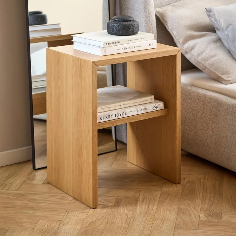 Photo 1 of Arlon bedside table - small - oak Photo 1 of Arlon bedside table - small - oak