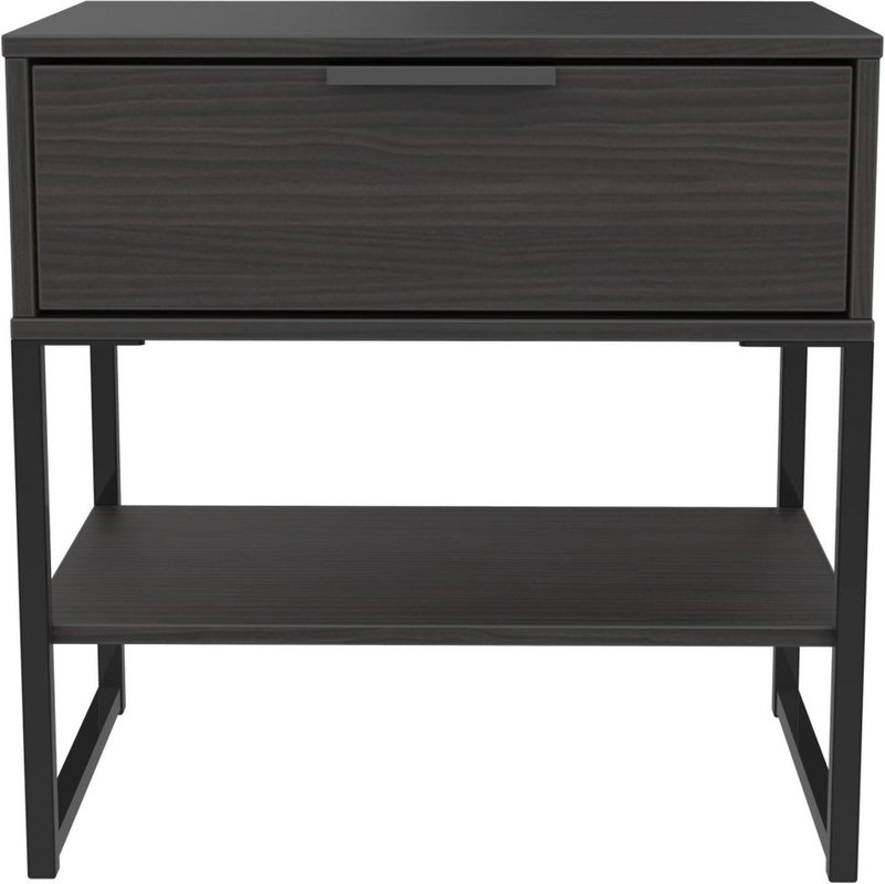 Photo 1 of Diego bedside table - 1 drawer - black Photo 1 of Diego bedside table - 1 drawer - black