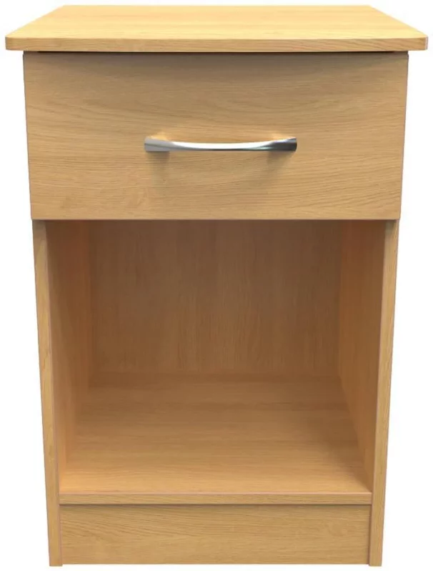Photo 1 of Eve bedside cabinet - 1 drawer - oak Photo 1 of Eve bedside cabinet - 1 drawer - oak