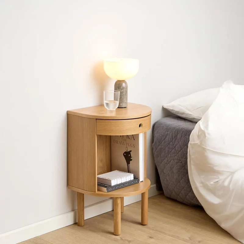 Photo 1 of Paron bedside table - 1 drawer - oak Photo 1 of Paron bedside table - 1 drawer - oak