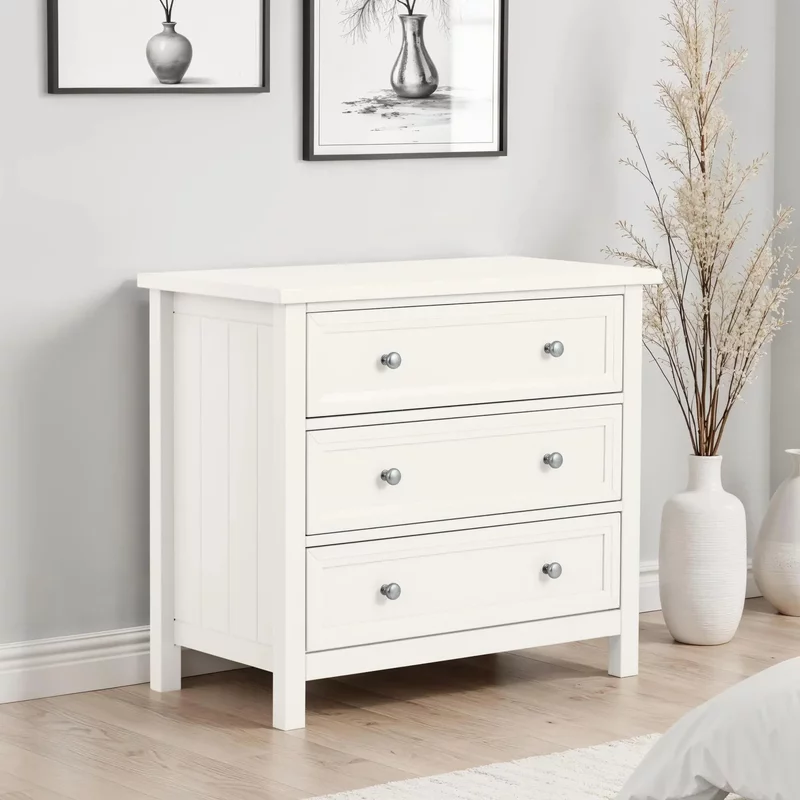 Photo 1 of Maine chest - 3 drawer - small - white Photo 1 of Maine chest - 3 drawer - small - white