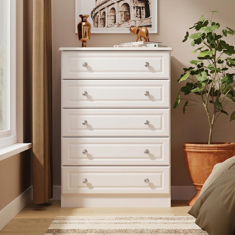 Photo 1 of Balmoral chest - 5 drawer - cashmere Photo 1 of Balmoral chest - 5 drawer - cashmere