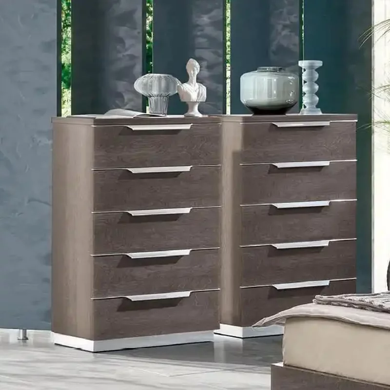 Photo 1 of Kroma italian tall chest - 5 drawer - silver birch Photo 1 of Kroma italian tall chest - 5 drawer - silver birch