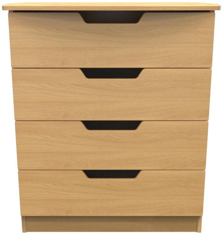 Photo 1 of Bella chest - 4 drawer - oak Photo 1 of Bella chest - 4 drawer - oak