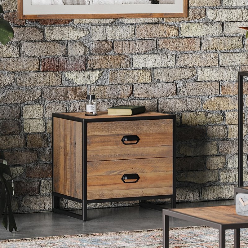 Photo 1 of Ooki modular reclaimed wood low chest - 2 drawer Photo 1 of Ooki modular reclaimed wood low chest - 2 drawer