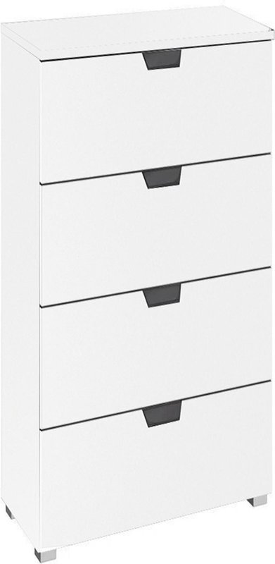 Photo 1 of Aditio narrow chest - 4 drawer - alpine white Photo 1 of Aditio narrow chest - 4 drawer - alpine white