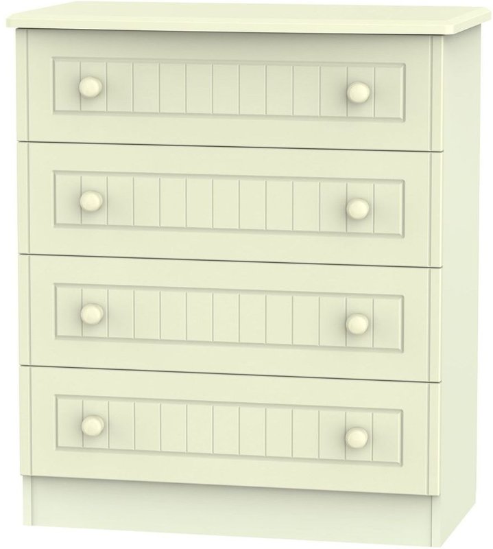 Photo 1 of Warwick chest - 4 drawer - cream Photo 1 of Warwick chest - 4 drawer - cream